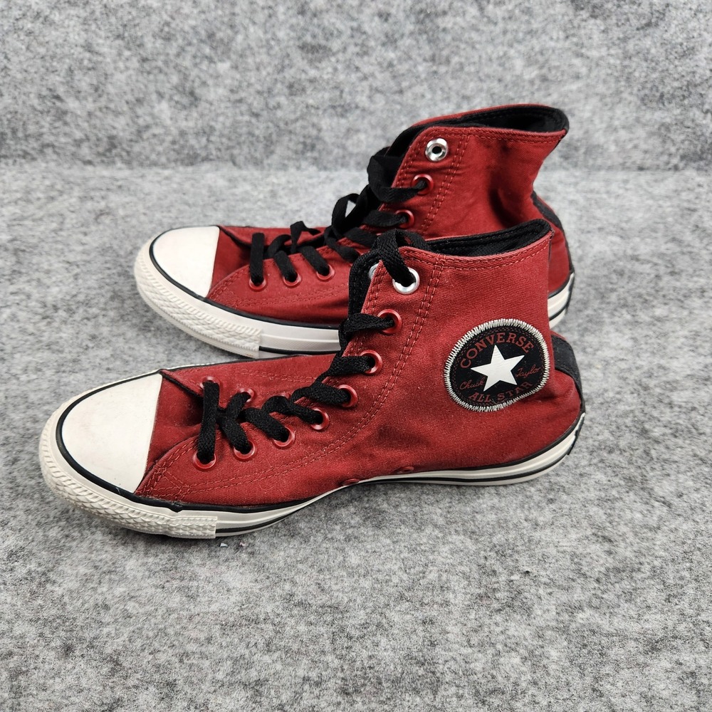 Converse Chuck Taylor All Star Sneakers Men 7 W 9 Red High Top Canvas Shoes